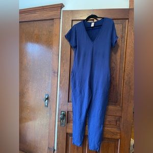 Smash + Tess Cozy Sunday Romper in Blue SMALL